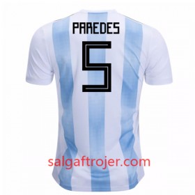 Argentina Fodboldtrøjer Paredes 5 Hjemmebanesæt VM 2018